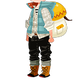 Male Mushroom Hunt set