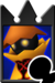 Sprite of the Yellow Opera card from Kingdom Hearts Re:Chain of Memories