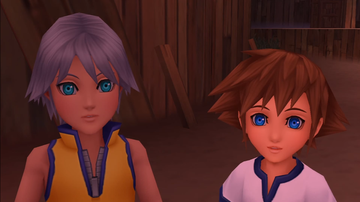 File:Sora and Riku 01 KHBBS.png - Kingdom Hearts Wiki, the Kingdom ...