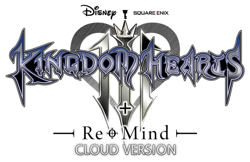 File:Kingdom Hearts III + ReMind Cloud Version Logo KHIIIR.png