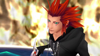Axel battles Roxas for the final time