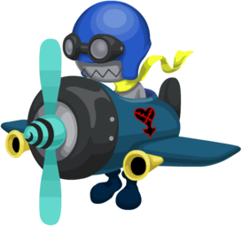 the Aeroplane from 11-2 Daybreak Town story mission