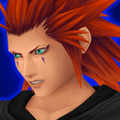 Axel's first Attack Card portrait in the HD version of Kingdom Hearts Re:Chain of Memories.