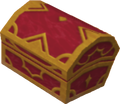 A red chest as it appears in Olympus Coliseum