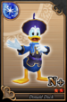 Donald Duck card (card 59) from Kingdom Hearts χ
