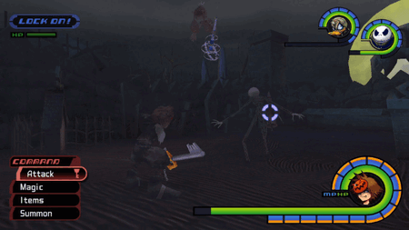 Jack Skellington using Ghostly Scream.