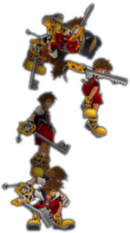 The High Jump sequence in Kingdom Hearts Re:Chain of Memories.