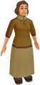 Citizen seen during "Arrival in Hollow Bastion" cutscene.