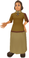 Citizen seen during "Arrival in Hollow Bastion" cutscene.