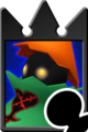 The Green Requiem's Enemy Card in Kingdom Hearts Re:Chain of Memories.