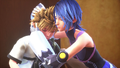 Aqua reunites with Ventus, who is still sleeping at this point.