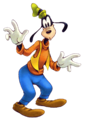 Artwork of Goofy in his classic outfit.