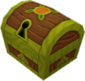 A small chest as it appears in the 100 Acre Wood