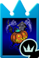 The Halloween Town world card in Kingdom Hearts Re:Chain of Memories