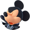 Mickey's battle sprite when he takes damage.