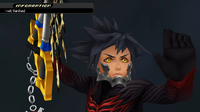 Vanitas fights against Ventus for the final time, without the mask.