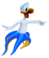 Donald's Atlantica Form in Kingdom Hearts