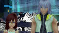 Illusions of Kairi and Riku in The World That Never Was.
