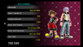 The first page of The End in Kingdom Hearts Dream Drop Distance HD's Beginner Mode.
