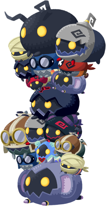 The Heartless Tsums (ハートレスツム, Hātoresu Tsumu?) boss from the multiplayer event.