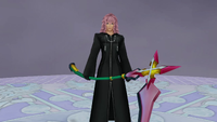 Data Marluxia before battling Sora in the Garden of Assemblage.