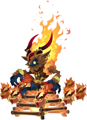 The Ifrit<span style="font-weight: normal">&#32;(<span class="t_nihongo_kanji" style="white-space:nowrap" lang="ja" xml:lang="ja">イフリート</span><span class="t_nihongo_comma" style="display:none">,</span>&#32;<i>Ifurīto</i><span class="t_nihongo_help noprint"><sup><span class="t_nihongo_icon" style="color: #00e; font: bold 80% sans-serif; text-decoration: none; padding: 0 .1em;">?</span></sup></span>)</span> Heartless that was introduced in a Big Bonus Challenge event in August 2019.