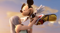 Mickey in the ending of Kingdom Hearts II.