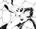 Pluto and Xion in the Kingdom Hearts 358/2 Days manga.