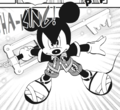Mickey Mouse in the Kingdom Hearts II manga.