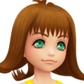 Selphie's journal portrait in Kingdom Hearts HD 1.5 ReMIX.
