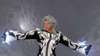 Xemnas's final form, about to fight Sora and Riku.