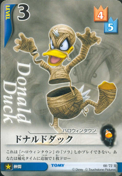 Donald Duck card