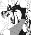 Maleficent's dragon form in the Kingdom Hearts Chain of Memories manga.