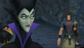 A removed scene of Terra confronting Maleficent in the Enchanted Dominion.