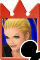 Larxene's first Attack Card in Kingdom Hearts Re:Chain of Memories.