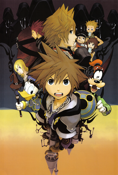 File:Kingdom Hearts II, Volume 2 Cover (Art).png