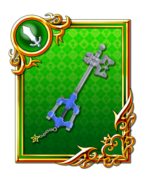 File:Keyblade (Green) KHDR.png
