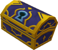 A blue chest as it appears in Agrabah