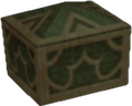 A green chest as it appears in Hollow Bastion