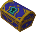 A blue chest as it appears in Neverland