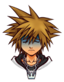 Sora's sprite when he is in critical condition during Final Form.