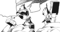 Yao, Chien-Po, and Ling in the Kingdom Hearts II manga.