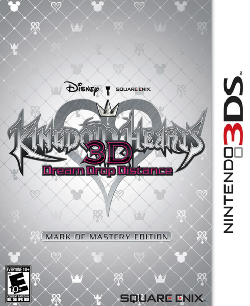 File:Kingdom Hearts 3D Dream Drop Distance Mark of Mastery Edition Boxart.png