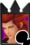 Sprite of the Axel card from Kingdom Hearts Re:Chain of Memories.
