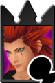 The Axel Enemy Card as it appears in Kingdom Hearts Re:Chain of Memories.