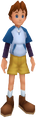The boy near the mailbox. [KH coded]