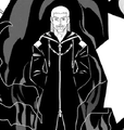 Ansem the Wise wearing a black coat in the Kingdom Hearts III manga.