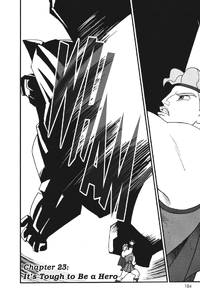 Chapter 23 - It's Tough to Be a Hero (Front) KHII Manga.png