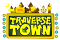 The Traverse Town logo in Kingdom Hearts