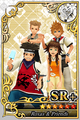 A Roxas SR+ Assist Card featuring Hayner, Pence, and Olette